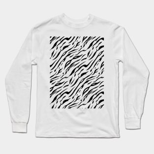 tiger striped pattern Long Sleeve T-Shirt